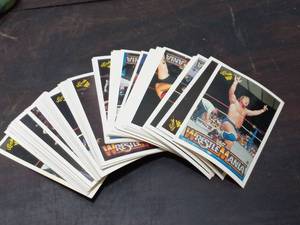 lot 113 image: Collection Of Vintage Wrestle Mania Cards