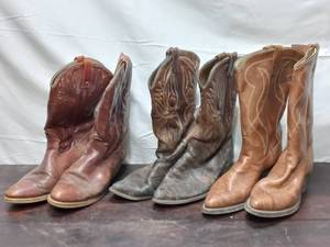 lot 116 image: Three Pairs Of Boots
