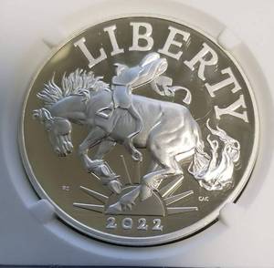 2022-P AMERICAN LIBERTY SERIES 1oz MEDAL PF70 ULT CAM Ryder VERY RARE