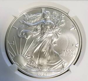 2021 type 1 AMERICAN SILVER EAGLE MS69 NGC LAST DAY