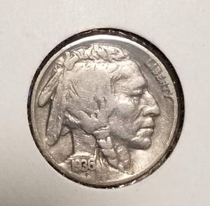 2 US BUFFALO NICKELS 1936 1937
