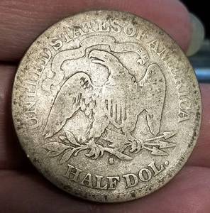 1877-S US SEATED LIBERTY HALF DOLLAR