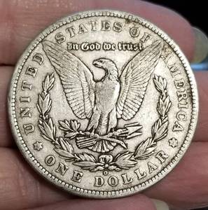 1880-O US MORGAN SILVER DOLLAR