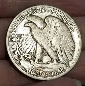 1918-S US WALKING LIBERTY HALF DOLLAR