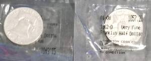 2 FRANKLIN HALF DOLLARS LITTLETON SEALED