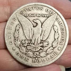 1889-S MORGAN SILVER DOLLAR