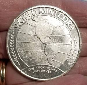 1973 ONE SILVERADO 1 TROY OZ .999 FINE SILVER