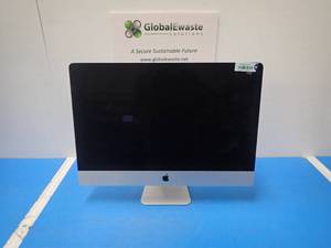 lot 4 image: Apple&nbspiMac14,2 A1419 ME088LLA AIO PC &nbspINTEL(R) CORE(TM) I5-4570 CPU  3.20GHZ  8GB DDR3 RAM  1TB HDD  includes IOS and power cable  unit has cosmetic blemishes on case