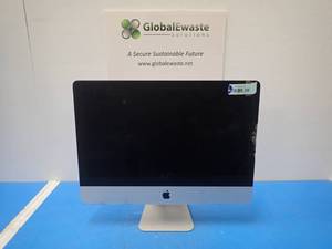 lot 8 image: Apple&nbspiMac14,1 A1418 ME086LLA AIO PC &nbspINTEL(R) CORE(TM) I5-4570R CPU  2.70GHZ  16GB DDR3 SDRAM  1TB HDD  unit has major chip and scratches on right side of screen, see photos  includes IOS and power cable