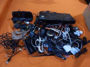 lot 39 image: LG Blue Ray Player & Assorted Electronics & Cords