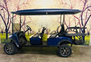 lot 6 image: NEW 2023 LITHIUM POWERED 6 PERSON LIMO LSV  STREET LEGAL GOLF CART