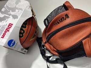 Basketball and Basketball Bag