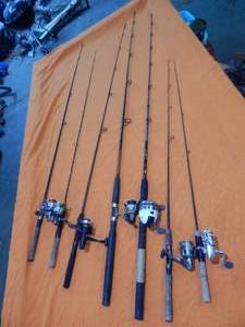 7-Ros & Reel Combos Diawa, Shimano. Berkley, Zebco, Quantum, Guide Series