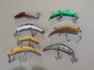 7-Fishing Lures Kautzky, Lazy Ike & More