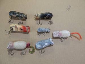 7-Fishing Lures Creek Chub Mouse, More