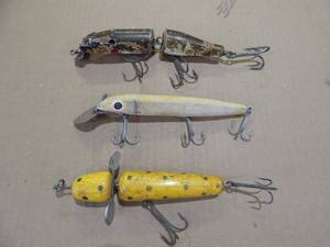 3-Fishing Lures Globe Pfluger, Cisco Kid, More