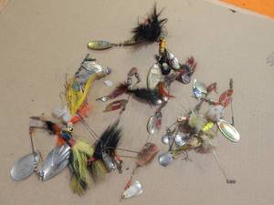 Assorted Mepps, Bass Trap, weller, Jensen, More