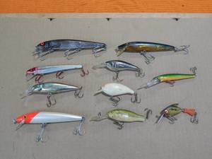 10-Fishing Lures Cordell, Hedden & More