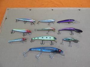 10-Fishing Lures Storm, Rogue & More