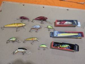 12-Fishing Lures-Salmo, More
