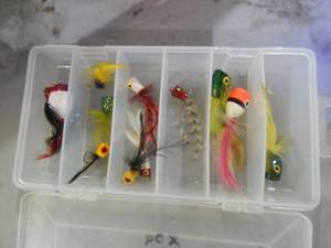 Tackle Box With Assorted Fishing Lures Poppers & Others