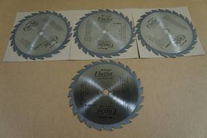 lot 10 image: 4 FlusSa 7-14 24 Tooth Circular Saw Blades
