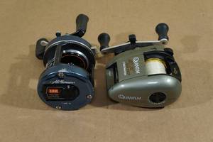lot 18 image: Daiwa Millionaire Baitcasting Fishing Reel and Quantum Low Profile Reel