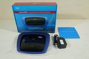 lot 57 image: Linksys E3000 High Performance Wireless-N Router