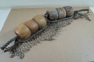 lot 174 image: Decorative Rope with Buoys and Net