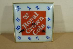 lot 179 image: Illuminated Royal Crown Cola Clock