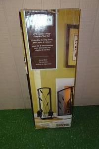 lot 195 image: 5 Piece Reeds Design Fireplace Tool Set
