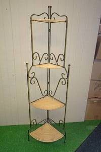 lot 212 image: Foldable Metal Corner Shelf