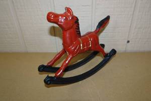 lot 274 image: Cast Iron Rocking Horse