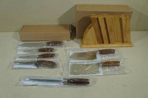 lot 81 image: Tuo Cutlery Fiery Phoenix Series 8 Piece Knife Set