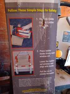 New Kidde 2-Story, 13-foot Escape Ladder in Original Box
