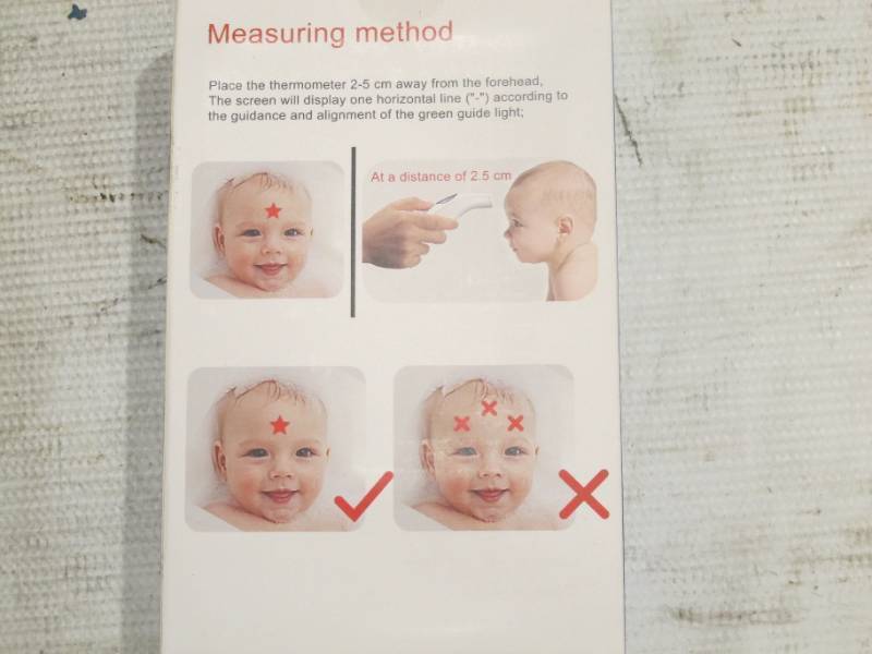 NEW UPDATE Infrared Thermometer, Model MZ10
