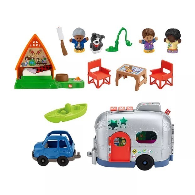NEW Fisher-Price Little People Fresh Air Fun Camping Set