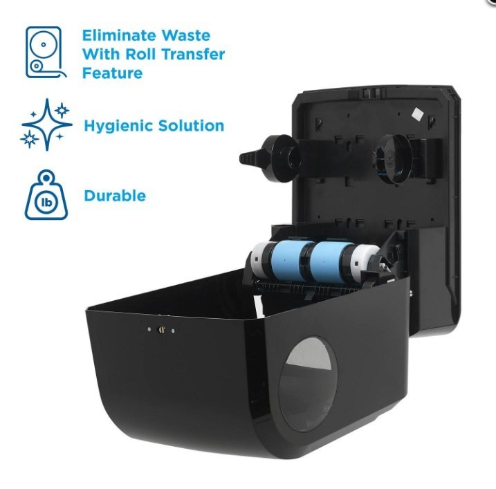 Marathon Mechanical Paper Towel Dispenser, Black, 16W x 8.9D x 12.9H