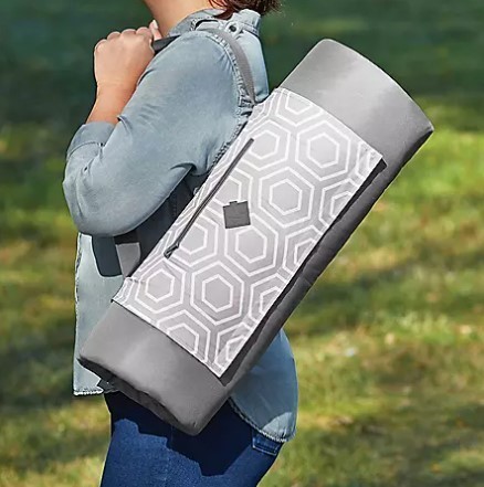 Members Mark Oversized Outdoor Blanket - Grey Hexagon