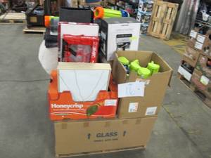 Pallet of Store Overstock, Damaged Product, and Returns