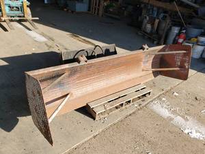 Skid Loader Snow Pusher