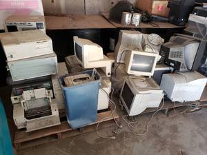 2 Pallets of Monitors, Printers, Computers