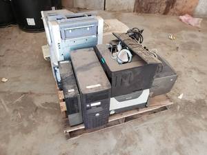 Pallet of Printers and Computers