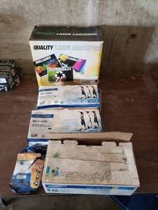 5 Boxes of Various Toners