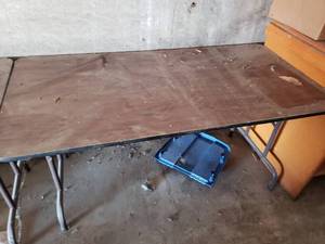 Table with Folding Legs