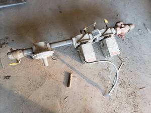 Boiler Pipe Section with Valves