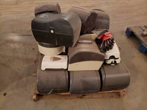 Pallet of Paper Towel and Toilet Paper Dispensers