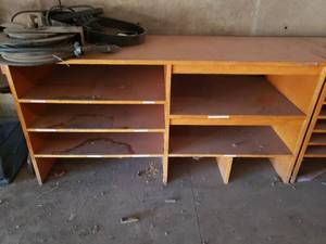 Table with Multiple Shelves