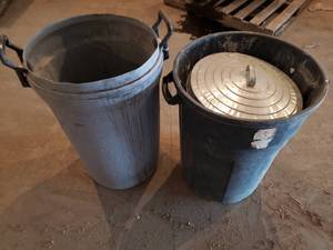 3 Garbage Cans
