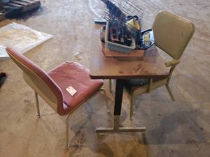 Table, Chairs and Office Equipment